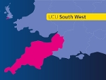 South west region highlight map