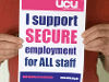 I support secure employment for all staff
